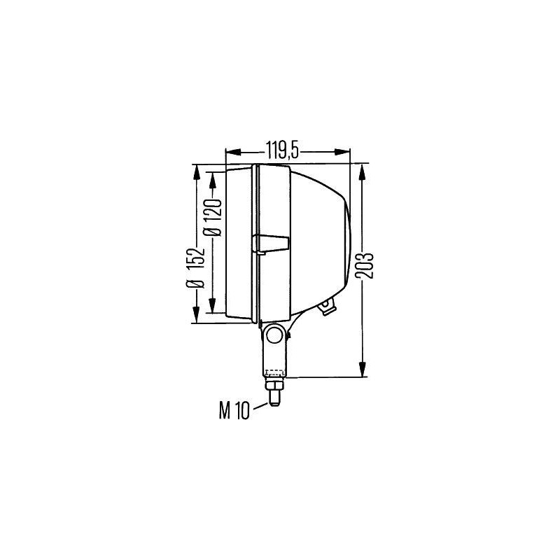 Proiettore anteriore - HELLA