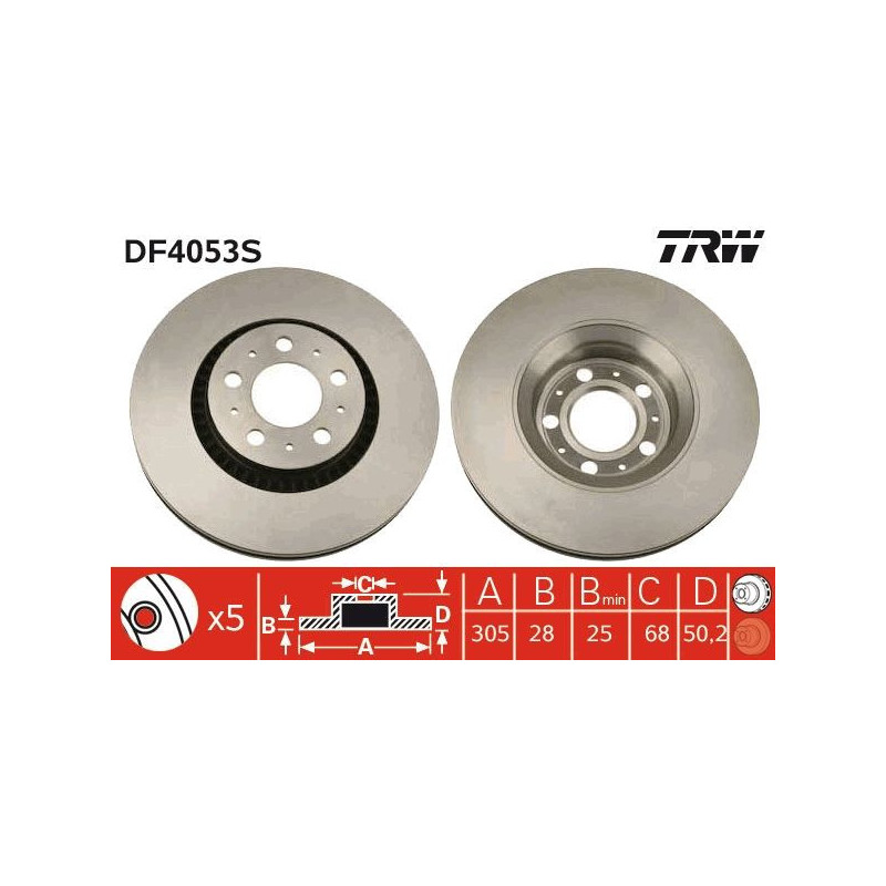 Tampone ammortizzatore assale anteriore - TRW