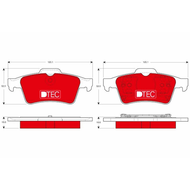 Pastiglie freno asse posteriore - TRW
