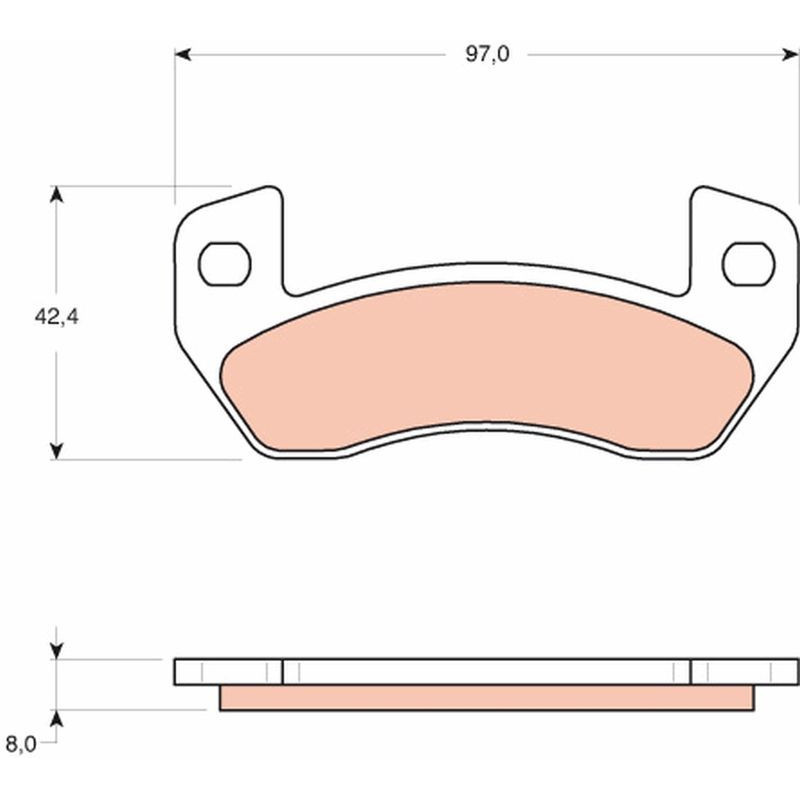 Indicatore usura freno asse anteriore - TRW