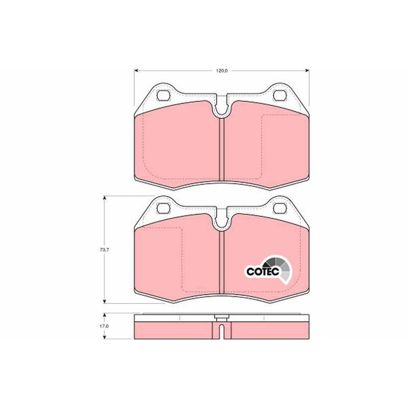 Pastiglie freno asse posteriore - TRW