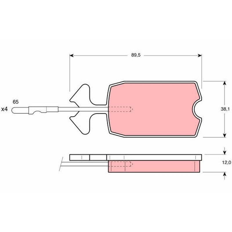 Pastiglie freno asse anteriore - TRW
