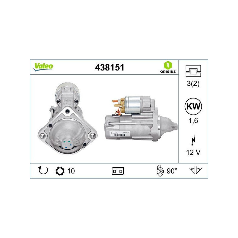 Motorino avviamento - VALEO