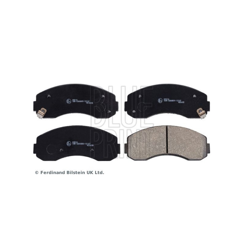Pastiglie freno asse posteriore - BLUE PRINT
