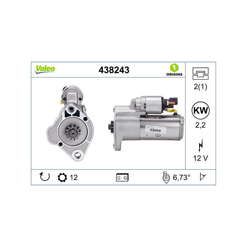 Motorino avviamento - VALEO