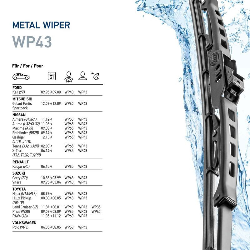 Spazzole tergicristalli - HELLA