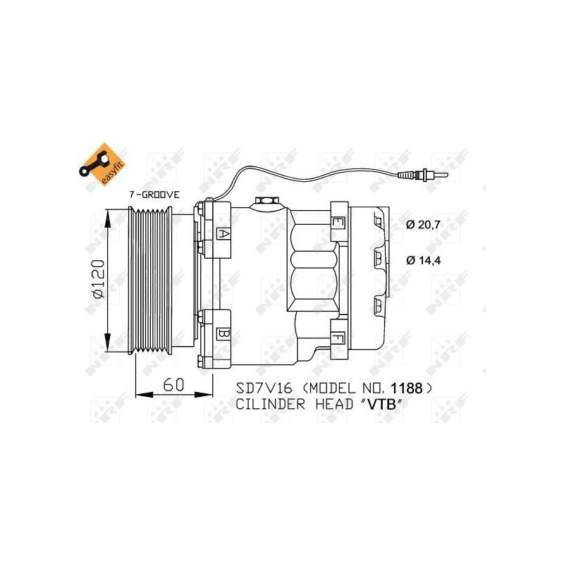 Compressore aria condizionata - NRF