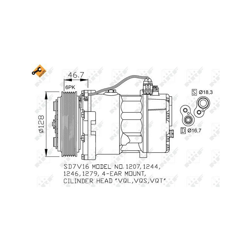 Compressore aria condizionata - NRF