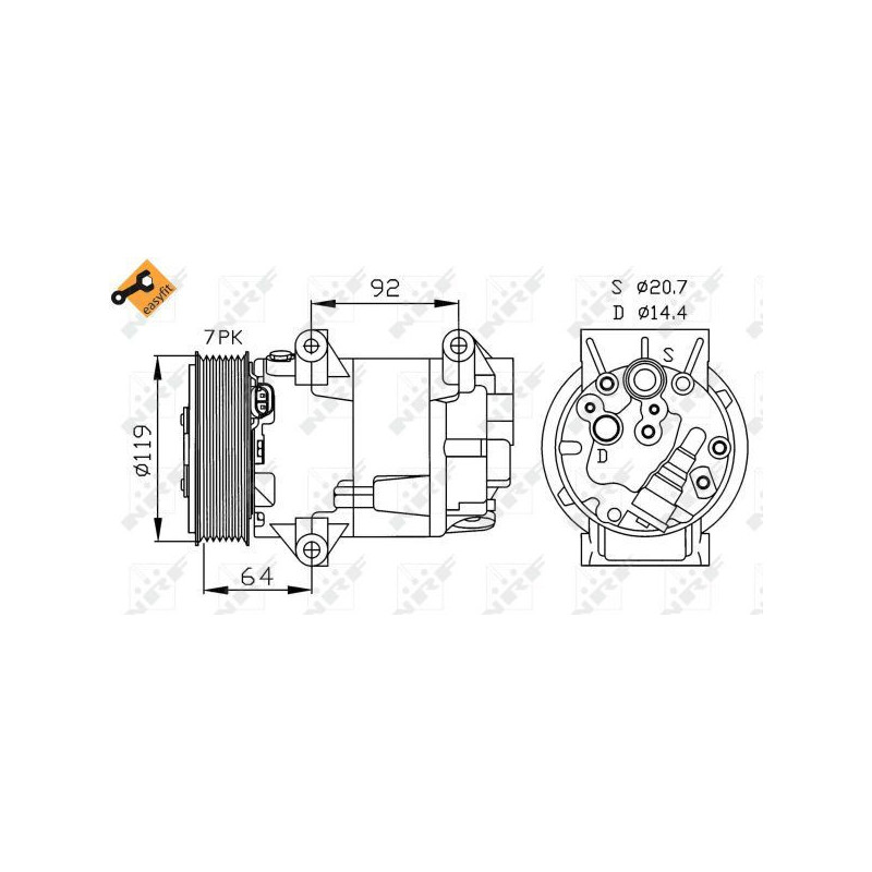 Compressore aria condizionata - NRF