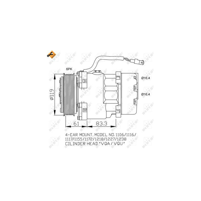 Compressore aria condizionata - NRF