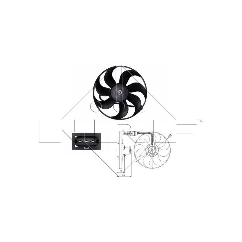 Elettroventola radiatore - NRF