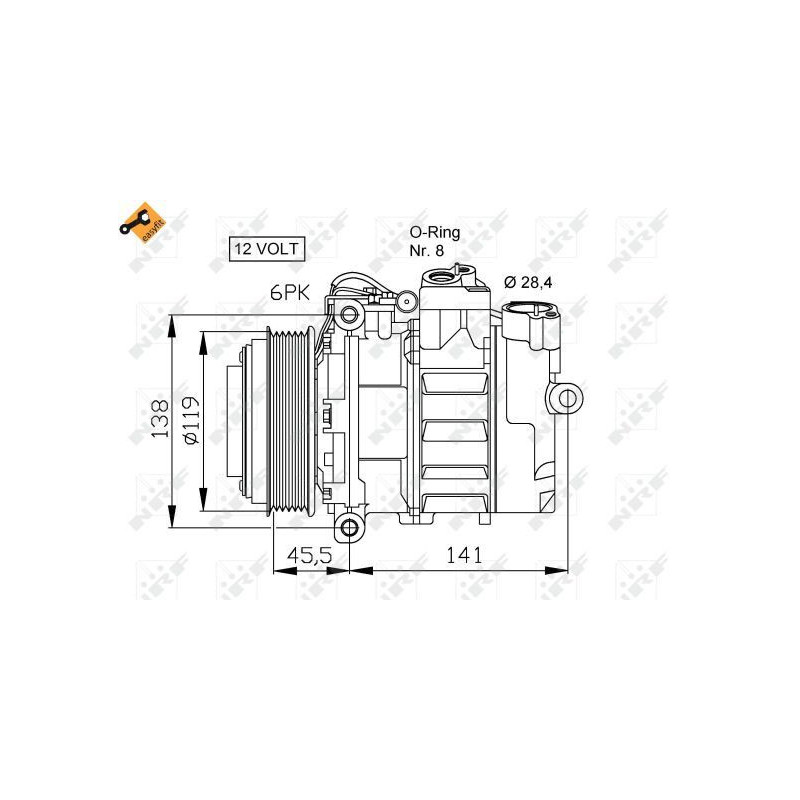Compressore aria condizionata - NRF