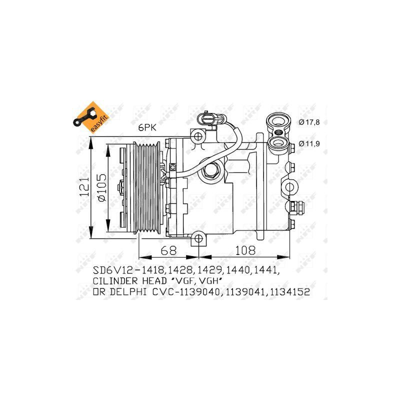 Compressore aria condizionata - NRF