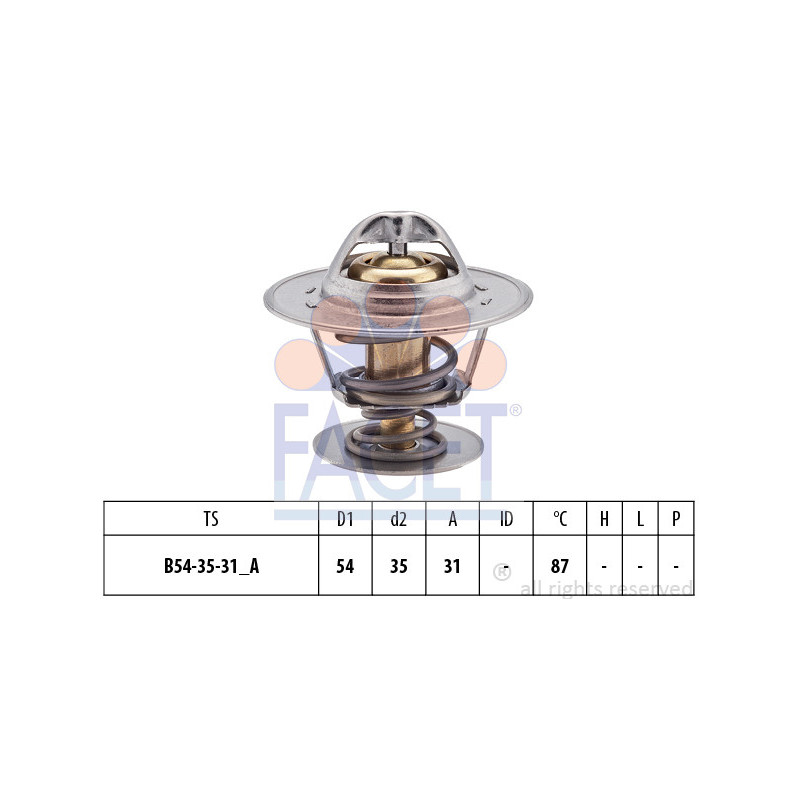 Termostato raffreddamento - FACET