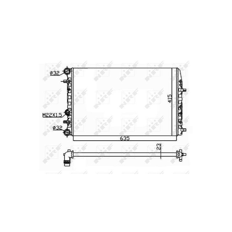 Radiatore acqua - NRF