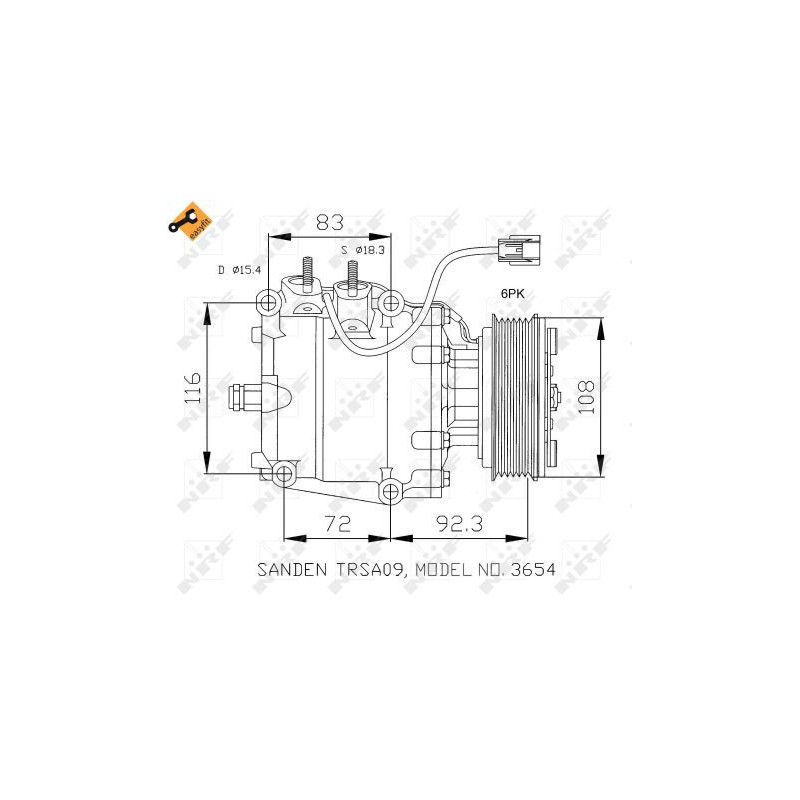 Compressore aria condizionata - NRF
