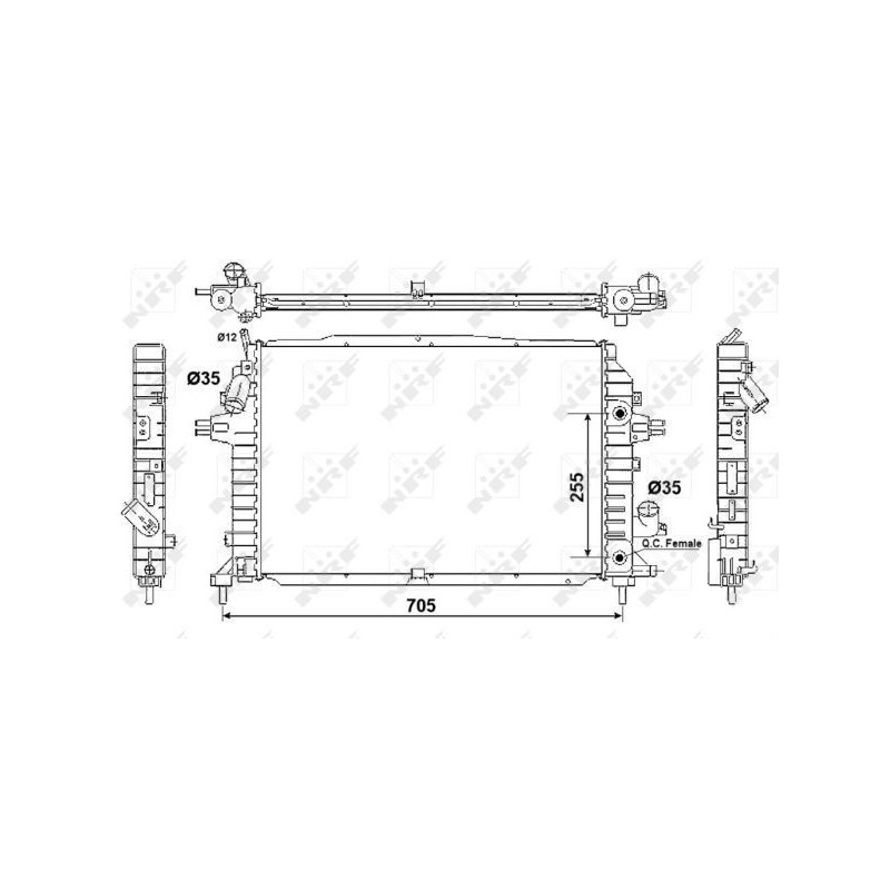 Radiatore acqua - NRF