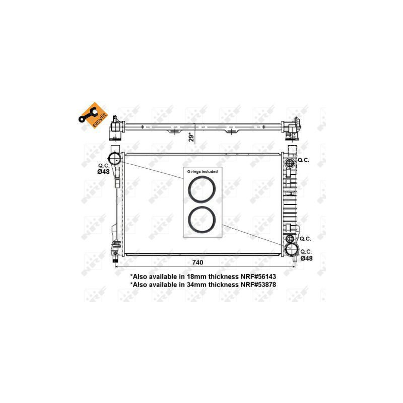 Radiatore acqua - NRF