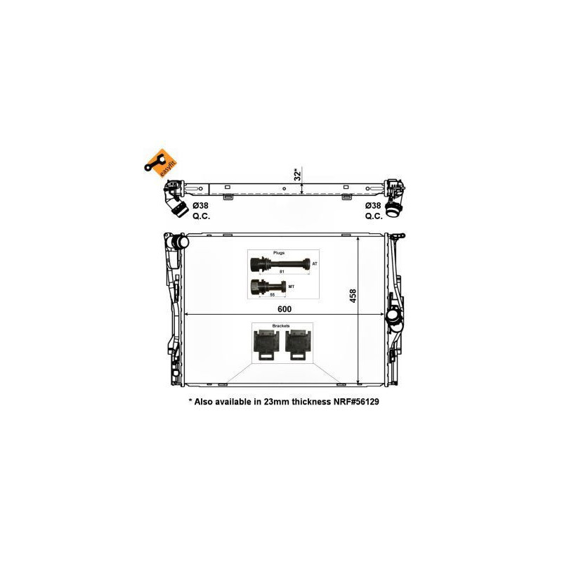 Radiatore acqua - NRF