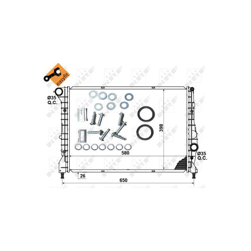 Radiatore acqua - NRF