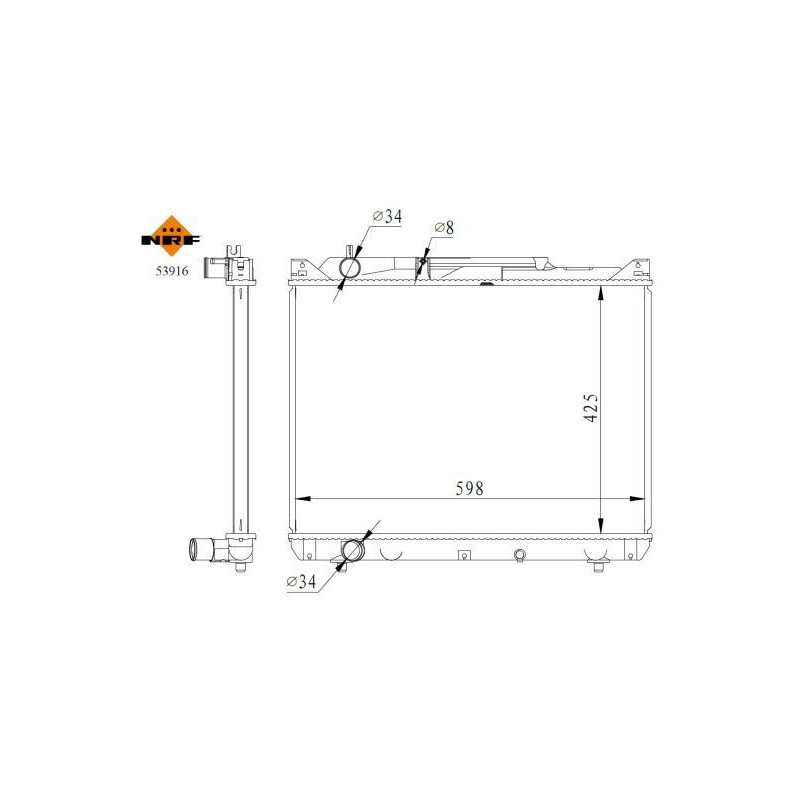 Radiatore acqua - NRF