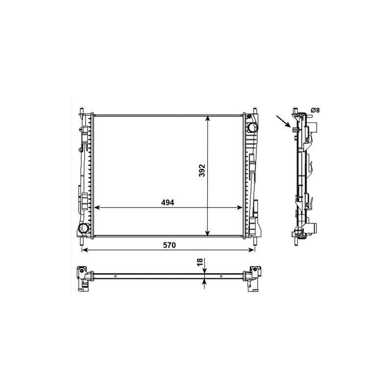 Radiatore acqua - NRF