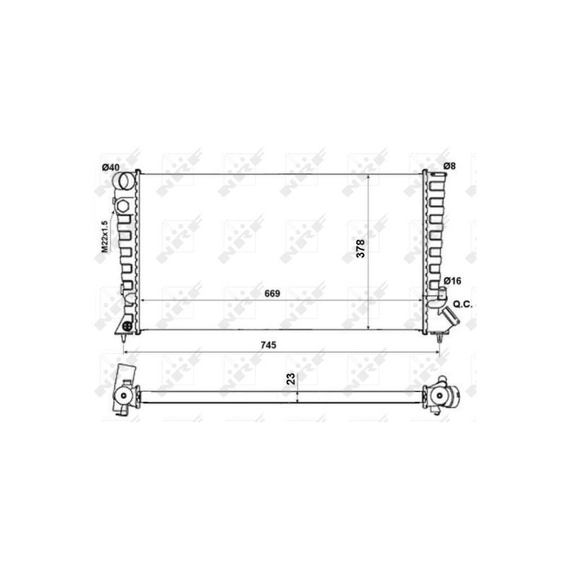 Radiatore acqua - NRF