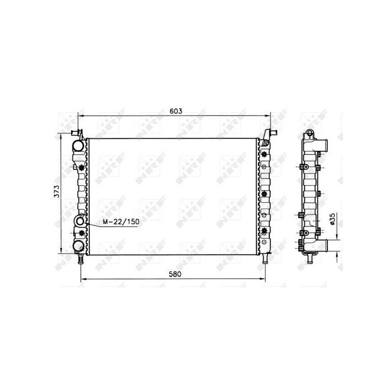 Radiatore acqua - NRF