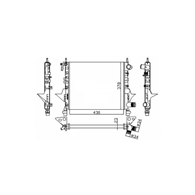 Radiatore acqua - NRF