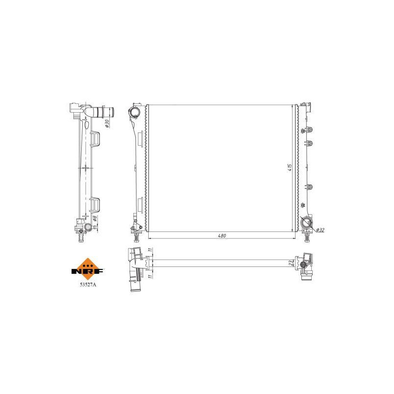 Radiatore acqua - NRF