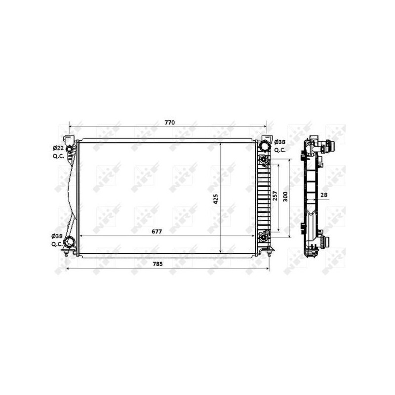 Radiatore acqua - NRF