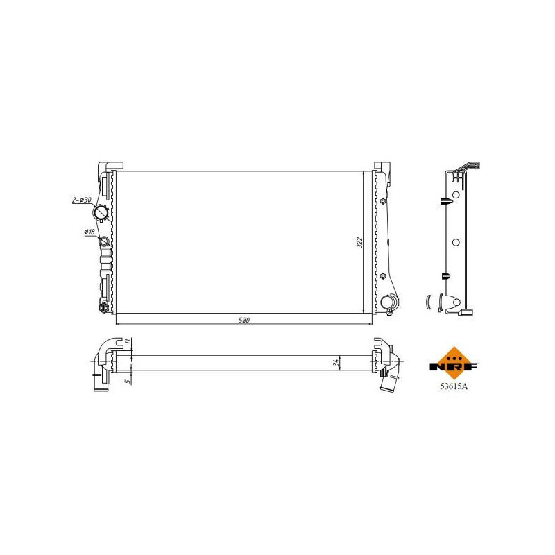 Radiatore acqua - NRF