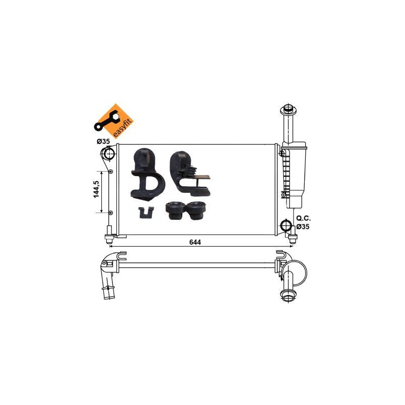 Radiatore acqua - NRF