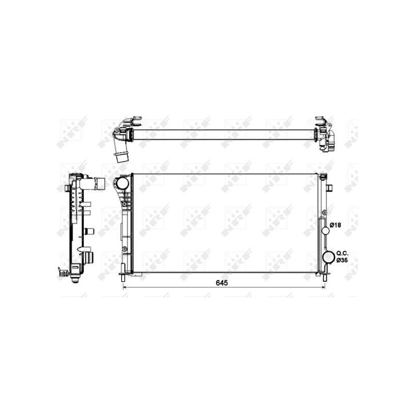 Radiatore acqua - NRF