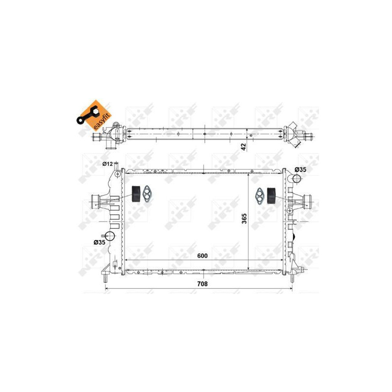 Radiatore acqua - NRF
