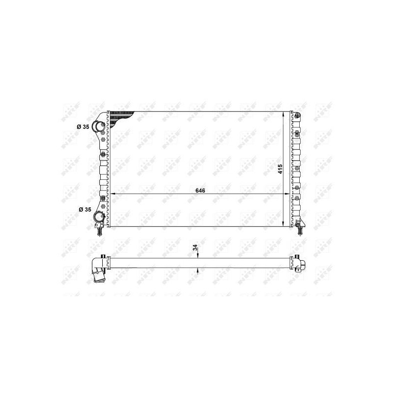 Radiatore acqua - NRF