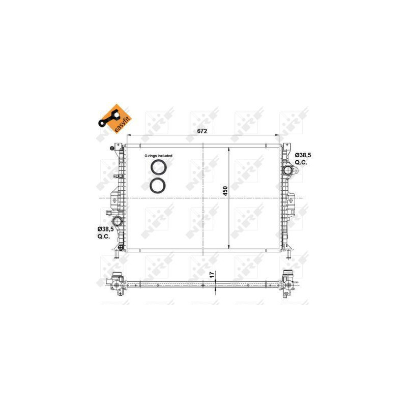 Radiatore acqua - NRF