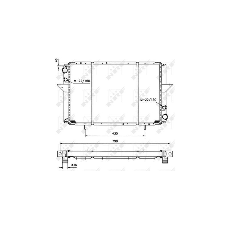 Radiatore acqua - NRF