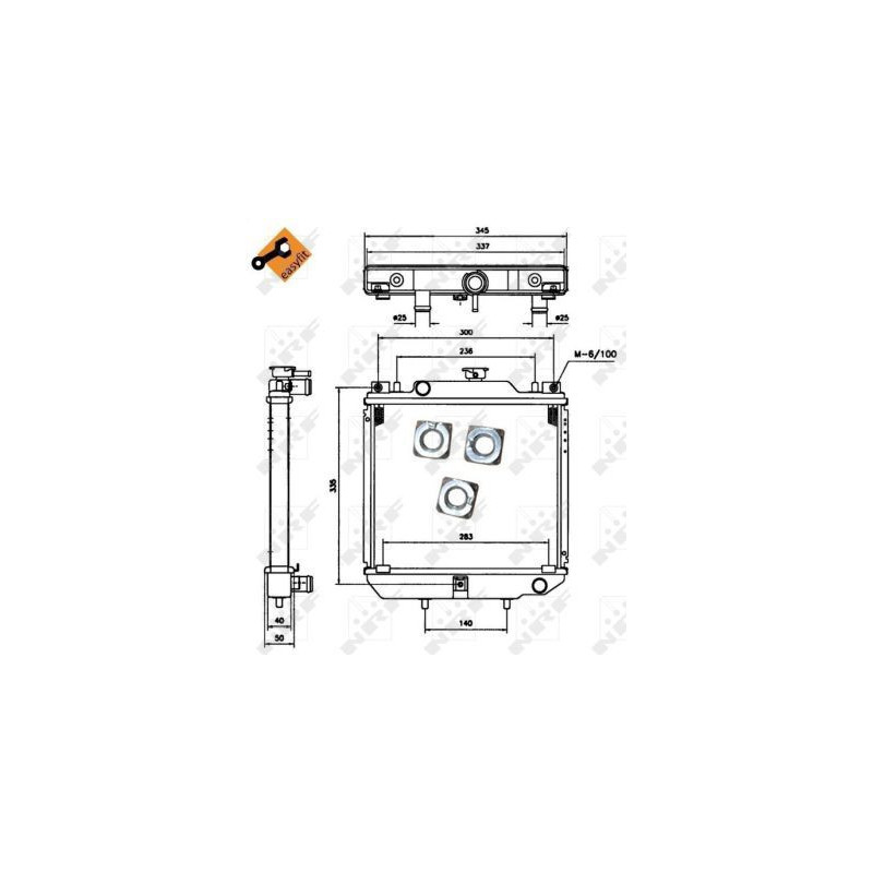 Radiatore acqua - NRF