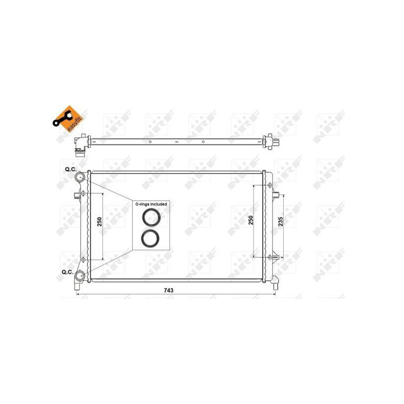Radiatore acqua - NRF