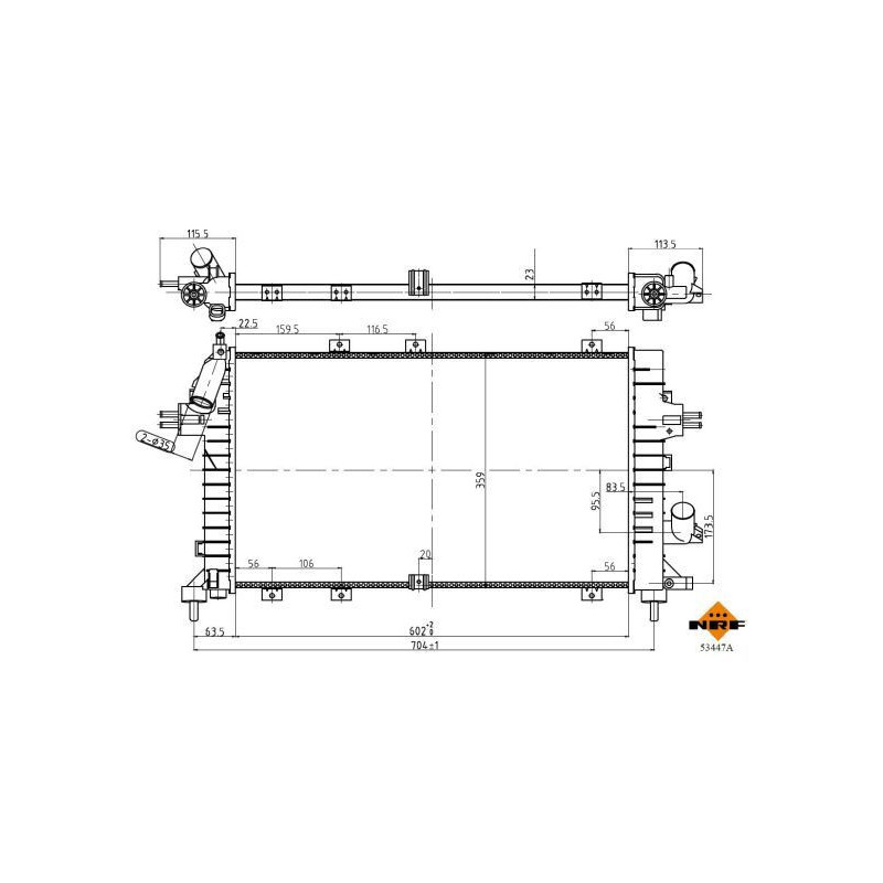 Radiatore acqua - NRF