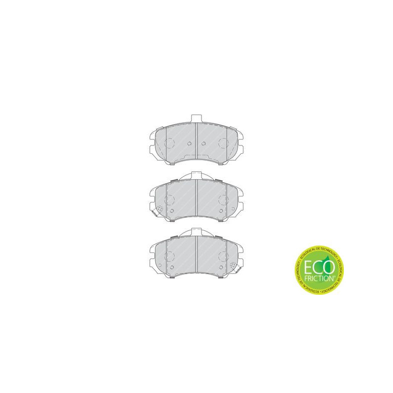 Pastiglie freno asse anteriore - FERODO