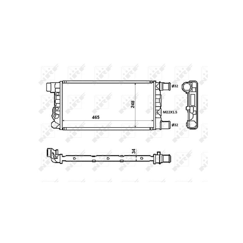 Radiatore acqua - NRF