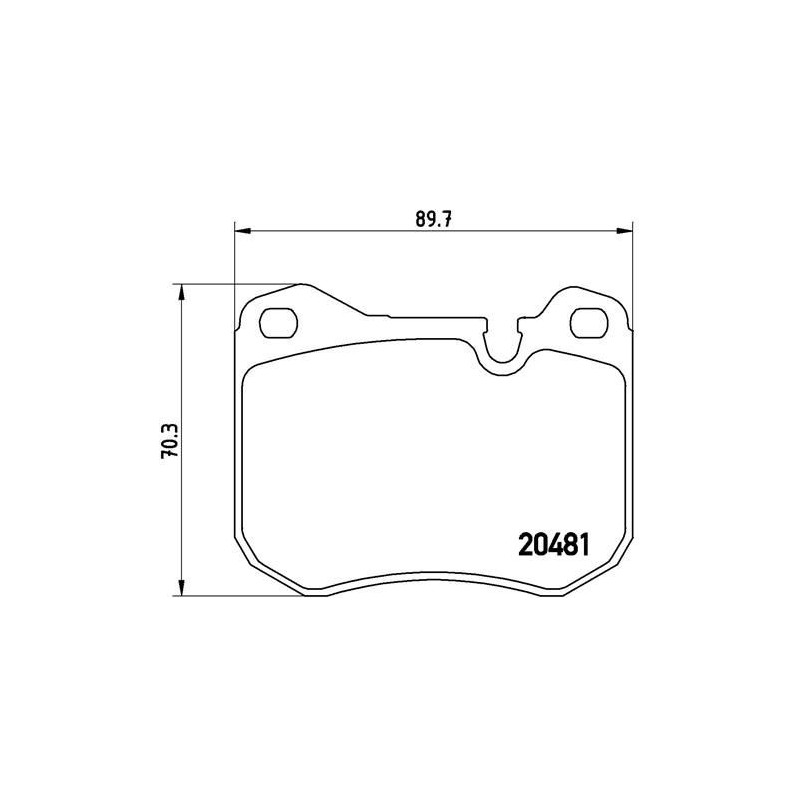 Pastiglie freno asse anteriore - BREMBO