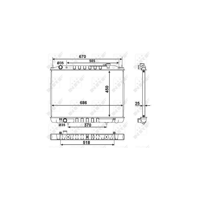 Radiatore acqua - NRF