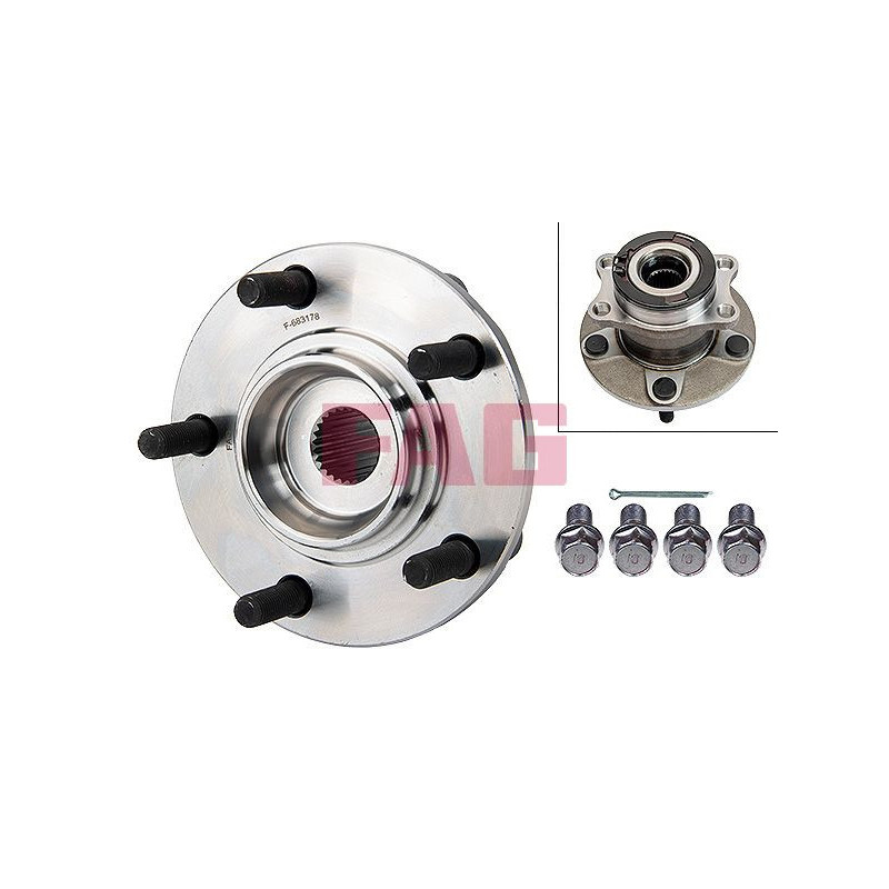 Cuscinetto ruota asse posteriore - FAG