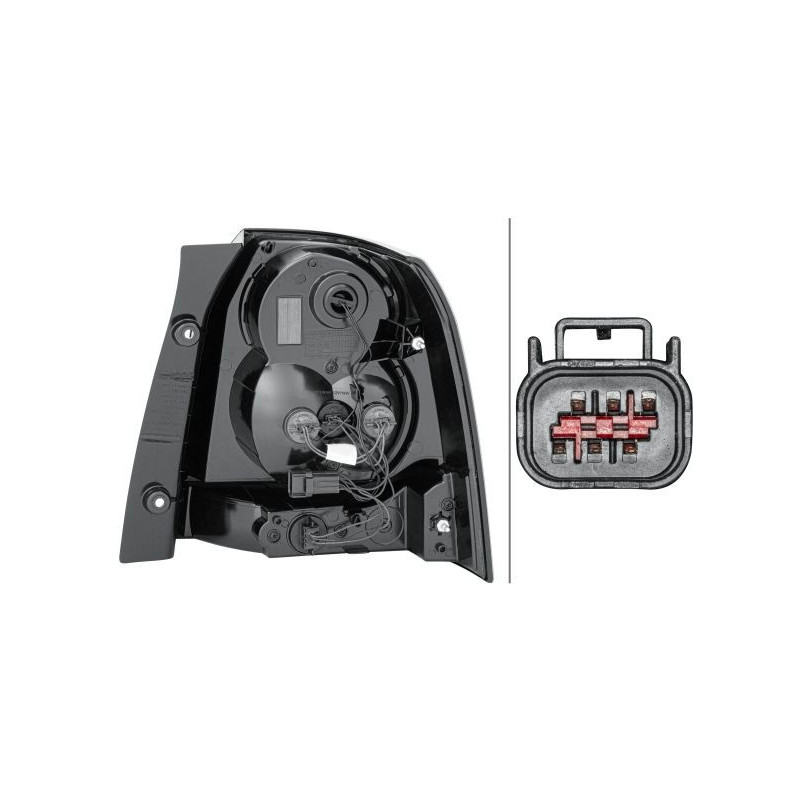 Fanale posteriore - HELLA