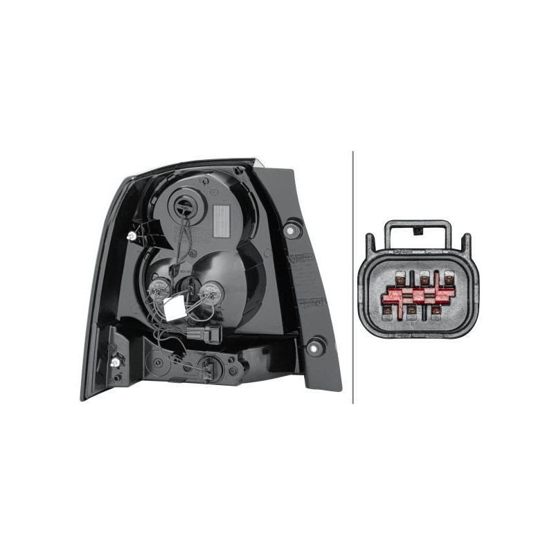 Fanale posteriore - HELLA