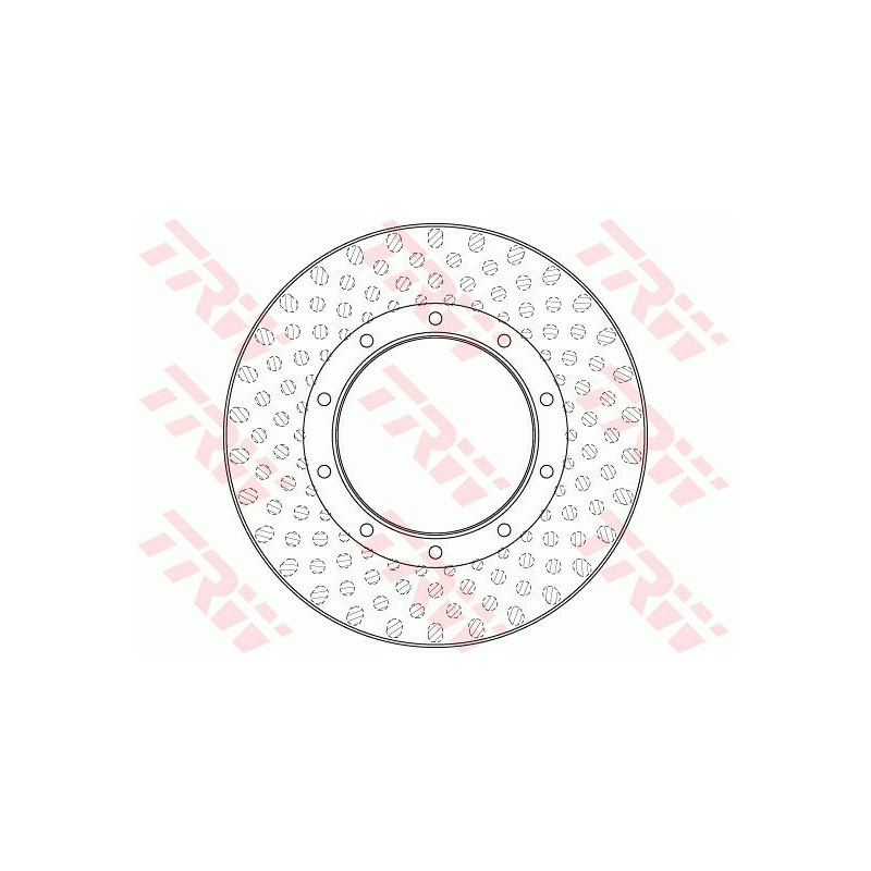 Disco freno asse posteriore - TRW
