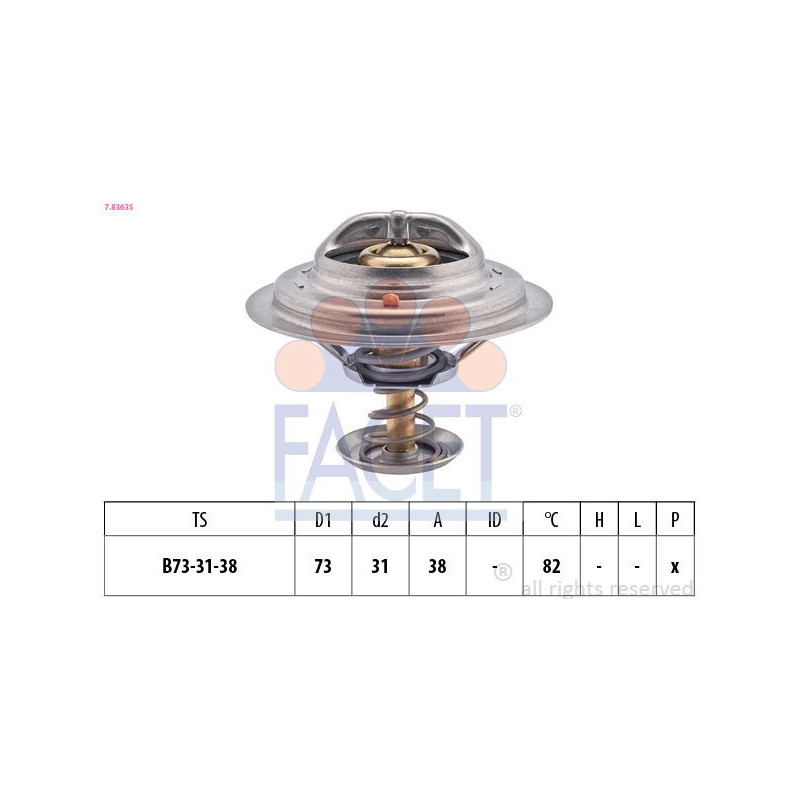 Termostato raffreddamento - FACET